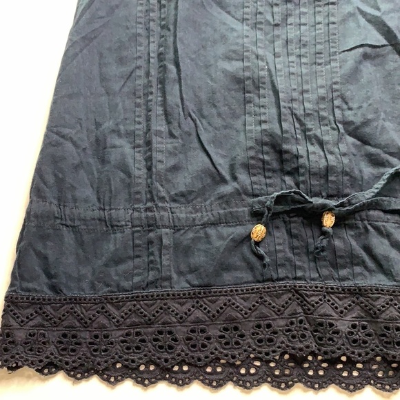 Chaudry KC embroidered bohemian sleeveless tunic top medium - Picture 3 of 8